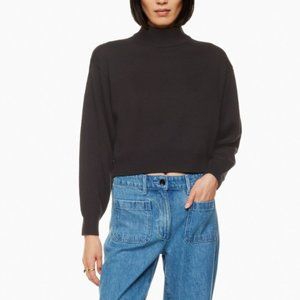 Wilfred Free Merino Wool Harper Sweater in Black